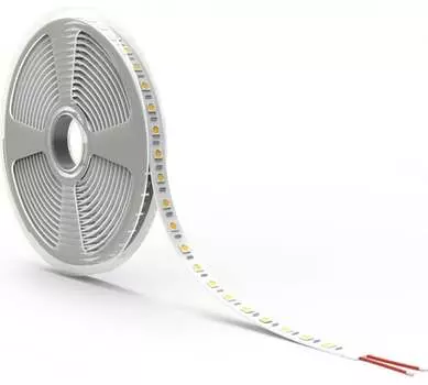 Лента светодиодная Basic, 5 м, SMD 5050, 120 шт./10 Вт на метр, 12V, 3000K, теплый белый, IP65 Gauss (BT051)
