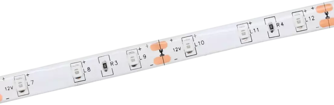 Лента светодиодная LSR-2835R60-4,8-IP65-12В , 5м, SMD 2835, 60шт./4.8Вт на метр, 12V, красный, IP65 IEK (LSR1-6-060-65-3-05)