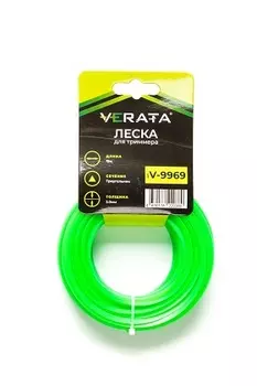 леска VERATA, треугольник 3ммx15м (V-9969)