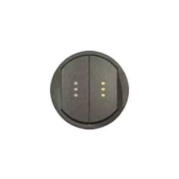 Лицевая панель выключателя Legrand Celiane, клавиш 2, графит (067904)