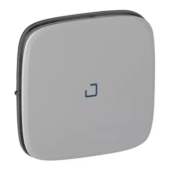 Лицевая панель выключателя Legrand Valena ALLURE, клавиш 1, алюминий (755087)