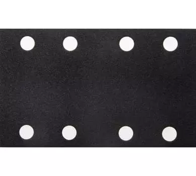 Лист шлифовальный URAGAN, P80, 80x166мм, 8 отверстий, тканевая основа, назначение: для ПШМ, 10 шт. (907-22101-080-10)