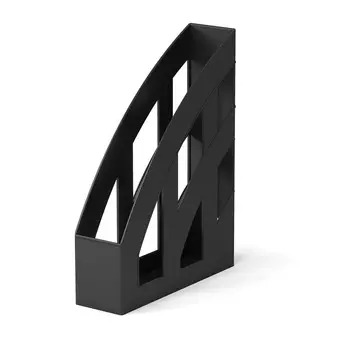 Лоток для бумаг вертикальный Erich Krause Classic 1 отделение, пластиковый, черный (15119)