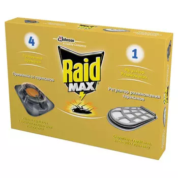 ловушка Raid MAX для уничтожение насекомых, 1шт. (636828)