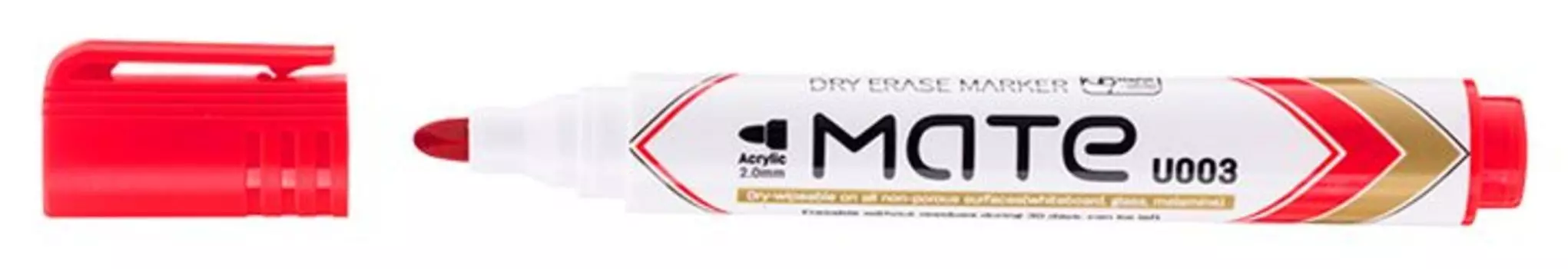 Маркер для доски Deli Think, красный (EU00340)