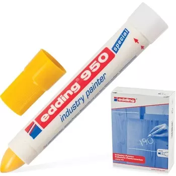 Маркер для промышленной маркировки Edding, жёлтый (E-950/5)