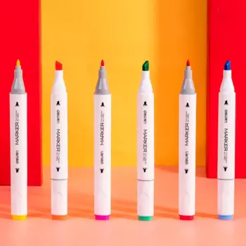 Маркер для скетчинга Deli, 36 шт., ассорти (70802-36)