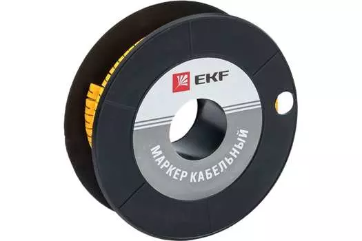 Маркер кабельный EKF цифра "7" для 1.5мм, 1000 шт., желтый (plc-KM-1.5-7)