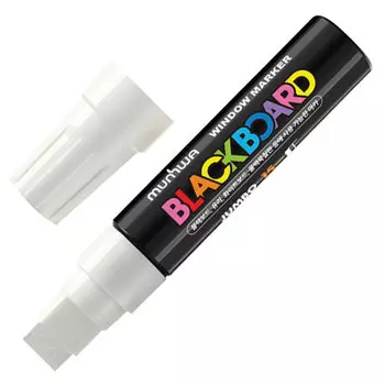 Маркер меловой MUNHWA Black Board Jumbo, белый (JBM15-05)