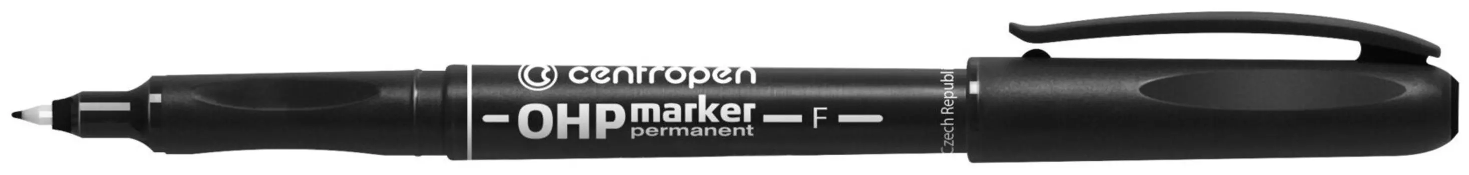 Маркер перманентый Centropen OHP, черный (2636 / 1 ч)