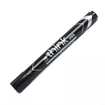 Маркер перманентый Deli Think, 1 шт., черный (EU10020)