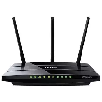 Маршрутизатор ADSL TP-LINK Archer VR400, 802.11a/b/g/n/ac, 2.4 / 5 ГГц, до 1.17 Гбит/с, LAN 4x100 Мбит/с, внешних антенн: 3 шт