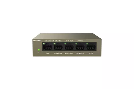 Маршрутизатор IP-COM M20-PoE, LAN: 1x1 Гбит/с, WAN 4x1 Гбит/с (M20-PoE)