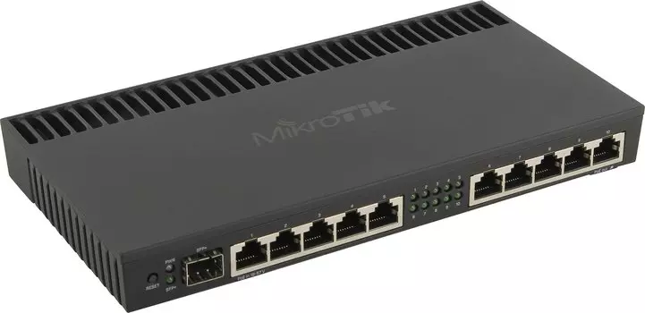 Маршрутизатор MikroTik RouterBoard 4011iGS+RM, LAN: 10x1 Гбит/с SFP+ 1x10 Гбит/с (RB4011iGS+RM)