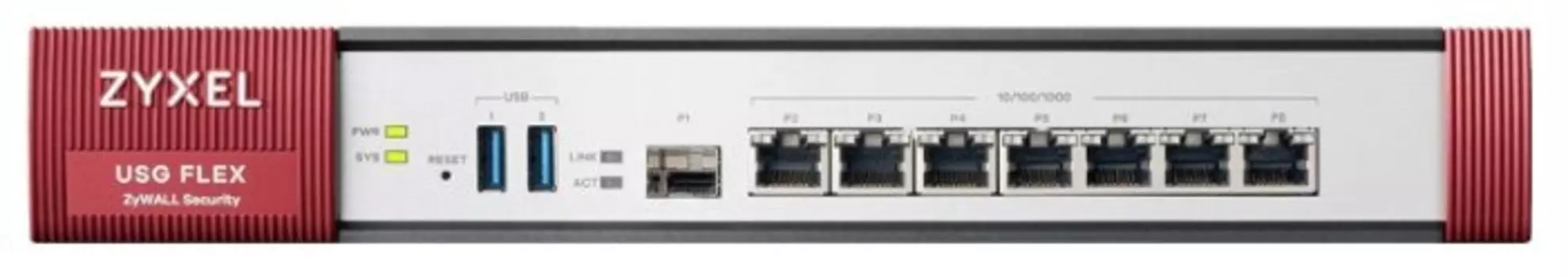 Маршрутизатор ZYXEL ZyWALL USG FLEX 500 UTM Bundle, LAN: 7x1 Гбит/с SFP 1x1 Гбит/сx1 Гбит/сек (USGFLEX500-RU0102F)
