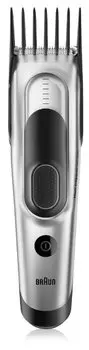 Машинка для стрижки Braun HC5090, режимов 1, насадок 2, серебристый/черный (HC5090)