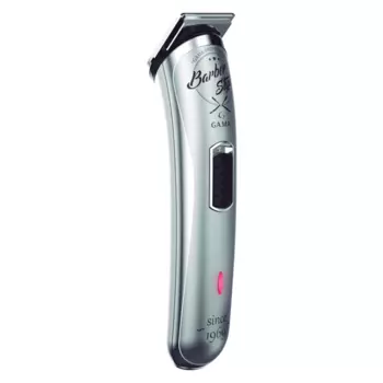 Машинка для стрижки GA.MA BARBER STYLE-HF GT527, режимов 1, насадок 1, серебристый (GMB2103 )