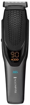 Машинка для стрижки Remington POWER-X SERIES X6, Дисплей, насадок 4, серый/черный/бирюзовый (HC6000)