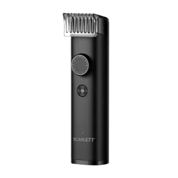 Машинка для стрижки Scarlett SC-HC63C105, насадок 2, черный (SC-HC63C105)