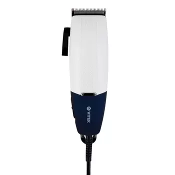 Машинка для стрижки VITEK VT-2516, насадок 4, длина шнура 1.8 м, белый (VT-2516)