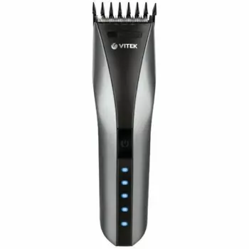 Машинка для стрижки VITEK VT-2575, насадок 1, серебристый/черный (VT-2575)