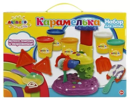 Масса для лепки ALTACTO CLAY "Карамелька", 5 цветов, 284г (ACL1502-133)