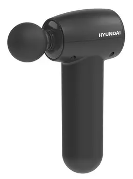 Массажер перкуссионный Hyundai H-MG897, 5 режимов, 28 Вт, черный (H-MG897)
