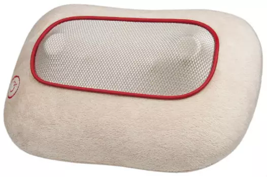 Массажер подушка для шеи, плеч, спины, поясницы Medisana EcoMed MC-81E, 1 режим, 12 Вт, бежевый (23312)