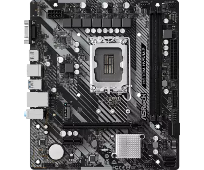 Материнская плата ASRock H610M-HVS/M.2 R2.0, Socket1700, Intel H610, 2xDDR4, PCI-Ex16, 4SATA3, 7.1-ch, GLAN, 4 USB 3.2, VGA, HDMI, mATX, Retail