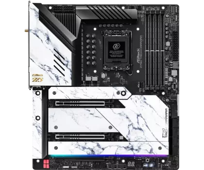 Материнская плата ASRock Z790 TAICHI CARRARA, Socket1700, Intel Z790, 4xDDR5 DIMM, 2PCI-Ex16, 8SATA3, 5.1-ch, 2.5GLAN, 12 USB 3.2, 1 USB Type-C, HDMI, EATX, Retail