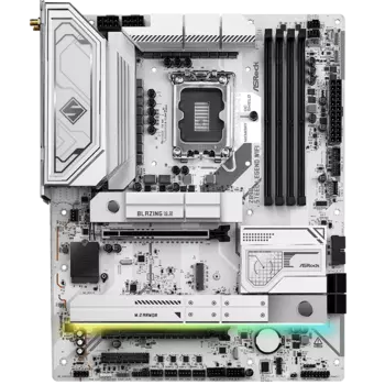 Материнская плата ASRock Z890 STEEL LEGEND WIFI, LGA1851, Intel Z890, 4xDDR5 DIMM, 2PCI-Ex16, 4SATA3, 7.1-ch, 2.5GLAN, 8 USB 3.1, 3 USB 3.2, 3 USB Type-C, HDMI, Type-C DP, ATX, Retail