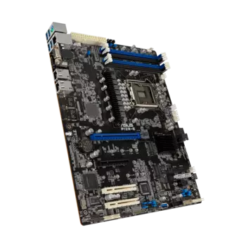 Материнская плата ASUS P12R-E, 1xSocket1200, iC256, 4xDDR4, PCI-Ex16, 3PCI-Ex8, 2xM.2-PCI-E/SATA, 8SATA3 RAID 0/1/5/10, 2GLAN, VGA, HDMI, ATX, Retail (90SB0A90-M0UAY0)