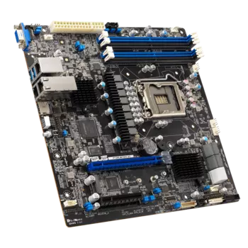 Материнская плата ASUS P12R-M/10G-2T, 1xSocket1200, iC252, 4xDDR4, PCI-Ex16, PCI-Ex8, 1xM.2-PCI-E, 6SATA3 RAID 0/1/5/10, 2x10GLAN, 1xUSB 2.0, VGA, HDMI, mATX, Retail (90SB0AC0-M0UAY0)