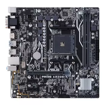 Материнская плата ASUS PRIME A320M-K/CSM, SocketAM4, AMD A320, 2xDDR4, PCI-Ex16, 6SATA3, 7.1-ch, 6 USB 3.1, VGA, HDMI, mATX, Retail