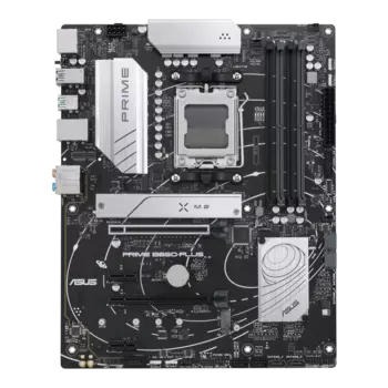Материнская плата ASUS PRIME B650-PLUS, AM5, AMD B650, 4xDDR5 DIMM, 2PCI-Ex16, 4SATA3, 7.1-ch, 2.5GLAN, 9 USB 3.2, 2 USB Type-C, HDMI, DP, ATX, Retail