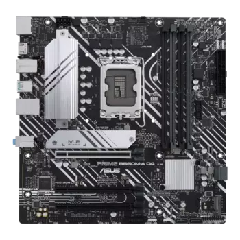 Материнская плата ASUS PRIME B660M-A D4, Socket1700, Intel B660, 4xDDR4, 2PCI-Ex16, 4SATA3, 7.1-ch, GLAN, 6 USB 3.2, 1 USB Type-C, HDMI, DP, mATX, Retail