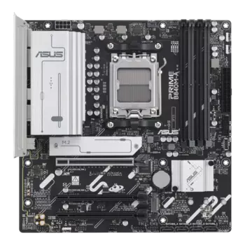 Материнская плата ASUS PRIME B840M-A-CSM, AM5, AMD B840, 4xDDR5 DIMM, 3PCI-Ex16, 4SATA3, 7.1-ch, 2.5GLAN, 4 USB 3.2, 2 USB Type-C, HDMI, DP, mATX, Retail