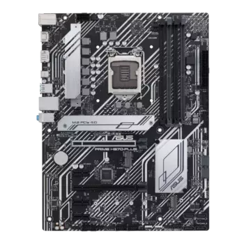 Материнская плата ASUS PRIME H570-PLUS, Socket1200, Intel H570, 4xDDR4, 2PCI-Ex16, 6SATA3, 7.1-ch, GLAN, 6USB 3.2, USB Type-C, HDMI, DisplayPort, ATX, Retail