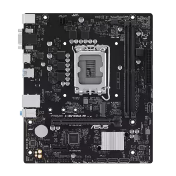 Материнская плата ASUS PRIME H610M-R-SI, Socket1700, Intel H610, 2xDDR5 DIMM, PCI-Ex16, 4SATA3, 7.1-ch, GLAN, 4 USB 3.2, VGA, HDMI, DP, mATX, Bulk
