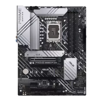Материнская плата ASUS PRIME Z690-P D4, Socket1700, Intel Z690, 4xDDR4, 4PCI-Ex16, 4SATA3, 7.1-ch, 2.5GLAN, 7 USB 3.2, 2 USB Type-C, HDMI, DP, ATX, Retail