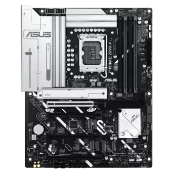 Материнская плата ASUS PRIME Z890-P, LGA1851, Intel Z890, 4xDDR5 DIMM, 4PCI-Ex16, 4SATA3, 7.1-ch, 2.5GLAN, 4 USB 3.1, 2 USB 3.2, 2 USB Type-C, HDMI, DP, Type-C DP, ATX, Retail