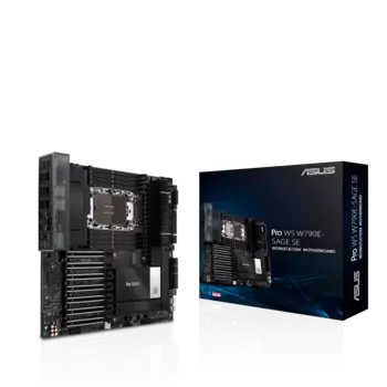 Материнская плата ASUS PRO WS W790E-SAGE SE, 1xSocket LGA4677, iW790, 8xDDR5, 7PCI-Ex16, 3xM.2-PCI-E, 8SATA3 RAID 0/1/5/10, 7.1-ch, GLAN, 10GLAN, 6xUSB 2.0, VGA, E-ATX, Retail (90MB1C20-M0EAY0)