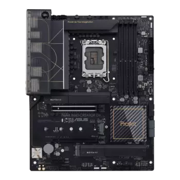 Материнская плата ASUS ProArt B660-CREATOR D4, Socket1700, Intel B660, 4xDDR4, 2PCI-Ex16, 4SATA3, 7.1-ch, GLAN, 2.5GLAN, 6 USB 3.2, 2 USB Type-C, HDMI, DP, ATX, Retail