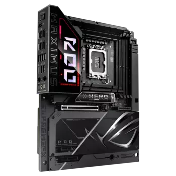 Материнская плата ASUS ROG MAXIMUS Z890 HERO BTF, LGA1851, Intel Z890, 4xDDR5 DIMM, 2PCI-Ex16, 4SATA3, 7.1-ch, 2.5GLAN, 5GLAN, 14 USB 3.0, 5 USB Type-C, HDMI, ATX, Retail