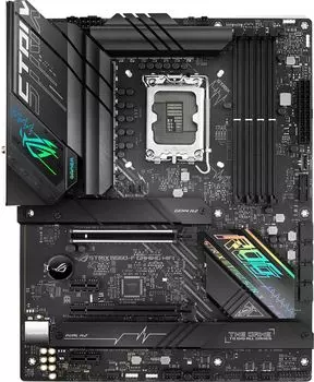 Материнская плата ASUS ROG STRIX B660-F GAMING WIFI, Socket1700, Intel B660, 4xDDR5 DIMM, 2PCI-Ex16, 4SATA3, 7.1-ch, 2.5GLAN, 7 USB 3.2, 3 USB Type-C, HDMI, DP, ATX, Retail