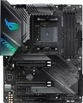 Материнская плата ASUS ROG STRIX X570-F GAMING, SocketAM4, AMD X570, 4xDDR4, 3PCI-Ex16, 8SATA3, 7.1-ch, GLAN, 12USB 3.1, USB Type-C, HDMI, DisplayPort, ATX, Retail