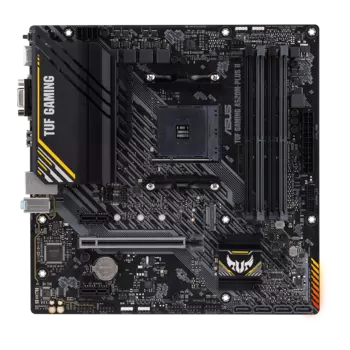 Материнская плата ASUS TUF GAMING A520M-PLUS II, SocketAM4, AMD A520, 4xDDR4, PCI-Ex16, 4SATA3, 7.1-ch, GLAN, 6 USB 3.2, VGA, HDMI, DP, mATX, Retail