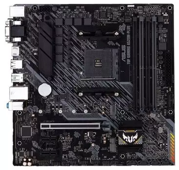 Материнская плата ASUS TUF GAMING A520M-PLUS, SocketAM4, AMD A520, 4xDDR4, PCI-Ex16, 4SATA3, 7.1-ch, GLAN, 7 USB 3.2, VGA, DVI, HDMI, mATX, Retail