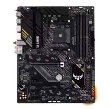 Материнская плата ASUS TUF GAMING B550-PLUS WIFI II, SocketAM4, AMD B550, 4xDDR4, PCI-Ex16, 6SATA3, 7.1-ch, 2.5GLAN, 7 USB 3.2, 1 USB Type-C, HDMI, DP, ATX, Retail