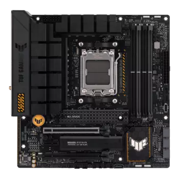 Материнская плата ASUS TUF GAMING B650M-PLUS WIFI, AM5, AMD B650, 4xDDR5 DIMM, 2PCI-Ex16, 4SATA3, 7.1-ch, 2.5GLAN, 5 USB 3.2, 2 USB Type-C, HDMI, DP, mATX, Retail